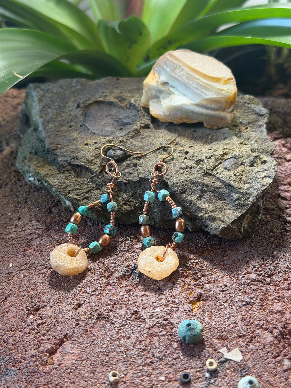 The Ancient Strata Earring Collection