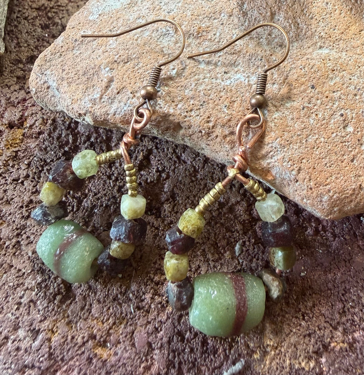 The Ancient Strata Earring Collection
