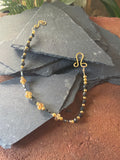 The Celebration Suite – Hand-Forged 14k Gold Imperial Topaz & Black Diamond Luxury Ensemble