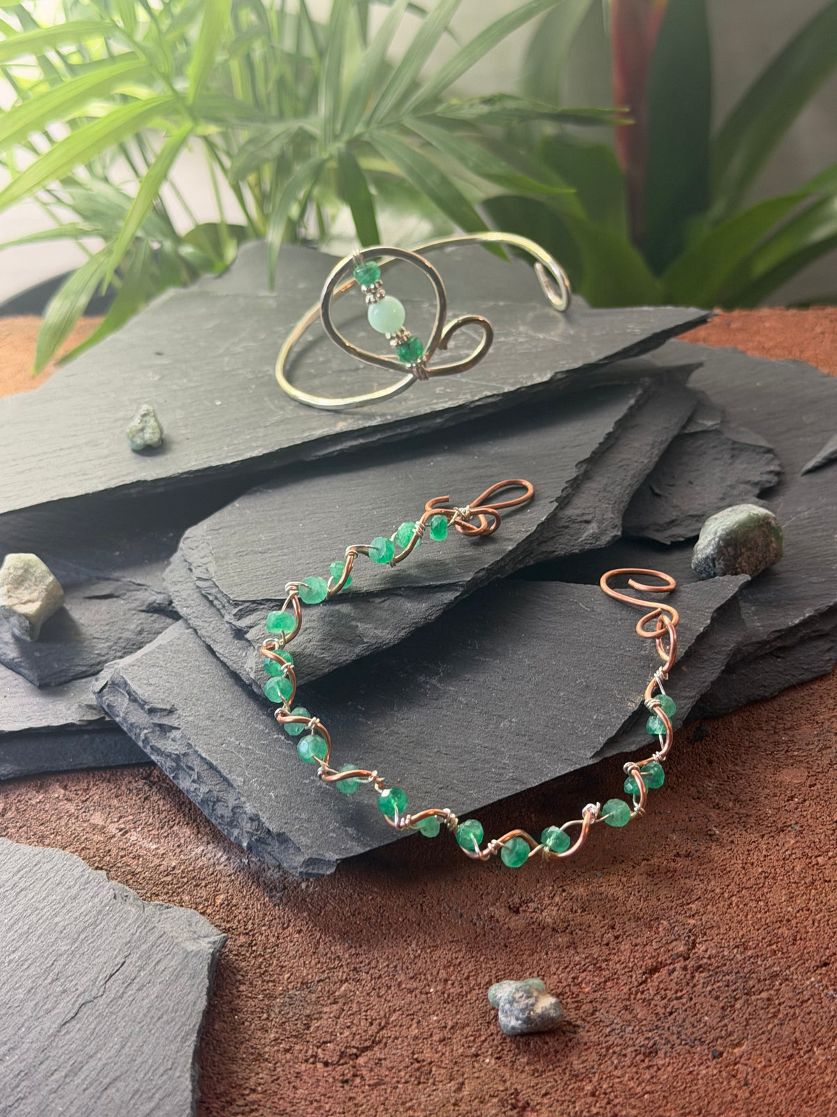 The Emerald Journey Collection with Contemporary  and Vintage Emeralds