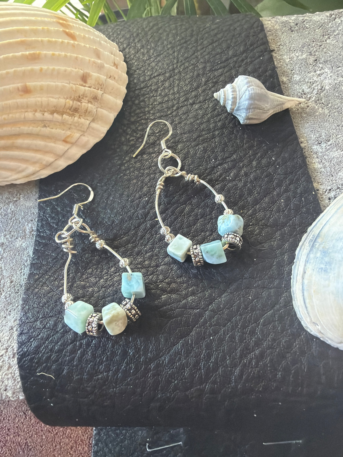 The Caribbean Cool Chunky Larimar Artisan Collection