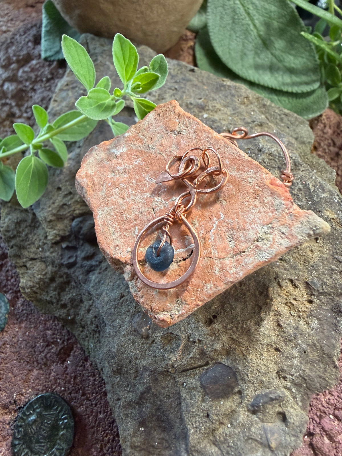 The Ancient Roman Glass & Copper Choker Collection
