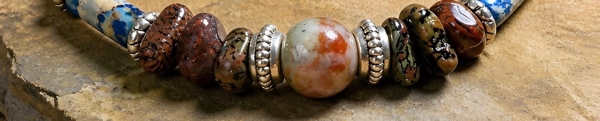 The Jurassic Strata Dinosaur Bone & Coprolite (Dino Poop!) Bracelet