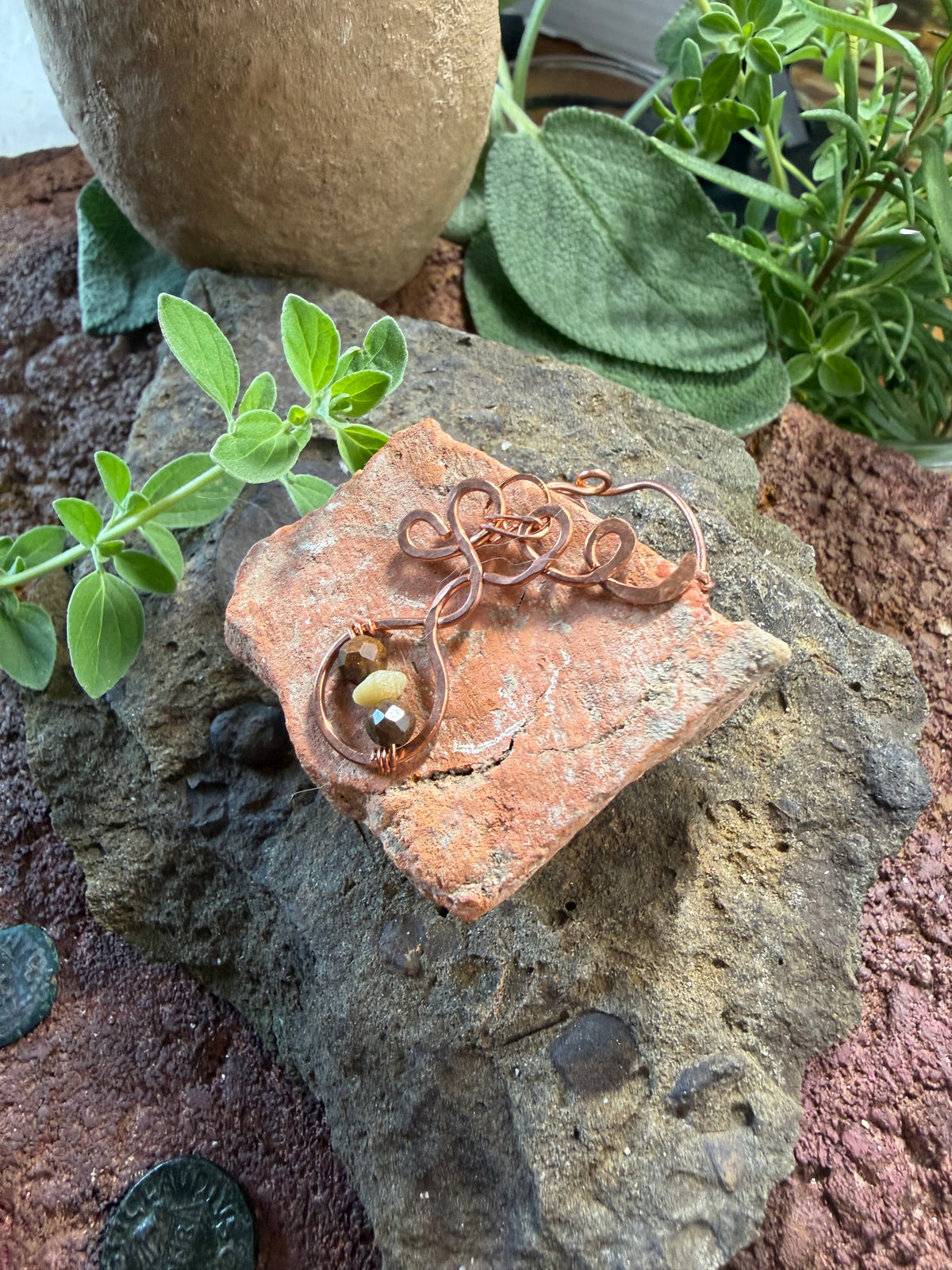 The Ancient Roman Glass & Copper Choker Collection