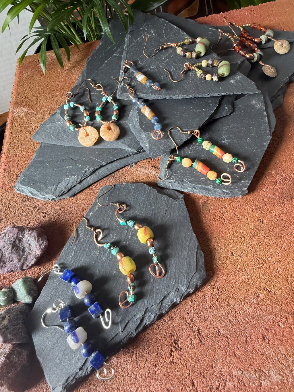 The Ancient Strata Earring Collection