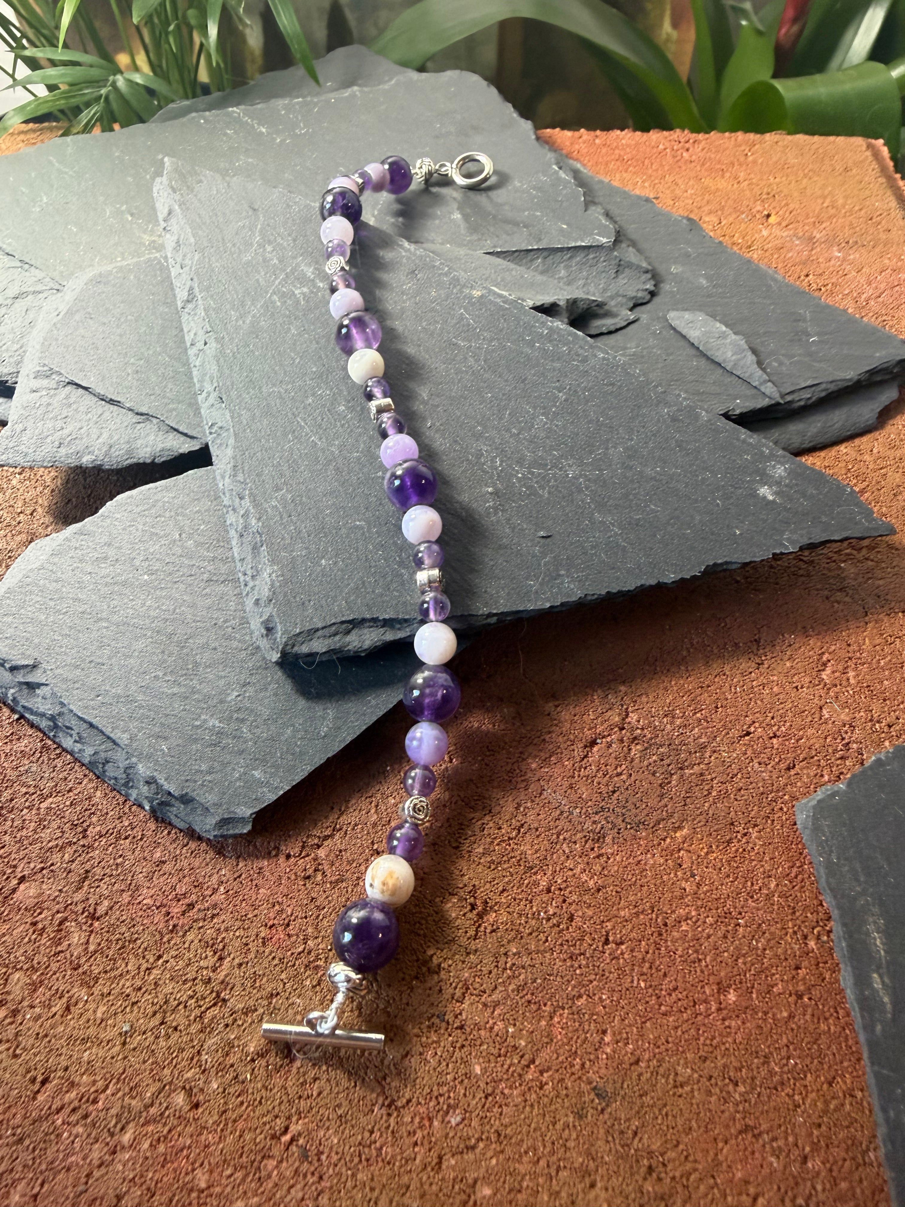 The Twilight Bloom Purple Opal & Amethyst Set