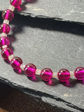 From the  Wildfire Ember Collection, Ruby & White Diamond  Bracelet